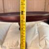 Wooden Pedestal Table - 8
