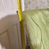 Green Skirted Slipper Chair, Upholstered - 8