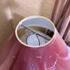 Maroon Swirl Ceramic Table Lamp - 5