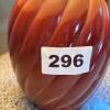 Maroon Swirl Ceramic Table Lamp - 8