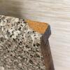 Speckled Laminate Office Desk with File Cabinets - 6