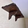 Rustic Wooden 3-Foot Wall Shelf