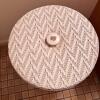 Woven White Hamper with Lid - 2
