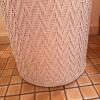 Woven White Hamper with Lid - 7