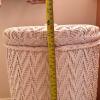Woven White Hamper with Lid - 9