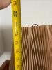 Brass Table Lamp with Pleated Shade - 4