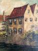 Large Signed Landscape Oil Painting 44"X31" - 3