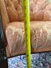 Tufted Damask Upholstered Armchair - 10