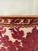 Brass Table Lamp with Velvet Floral Shade - 3