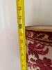 Brass Table Lamp with Velvet Floral Shade - 6