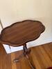 Small Brandt Cherry Tripod Table - 2