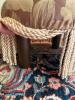 Very Small Upholstered Ottoman - 3