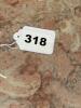 Marble Top Oval Coffee Table with Drawer - 11
