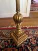 Brass and Resin Finish Floor Lamp with Square Shade - 3