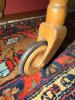 Drop-Leaf Wood Tea Cart on Casters - 10