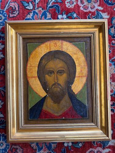 Russian Orthodox Icon of Christ "Fiery Eye"