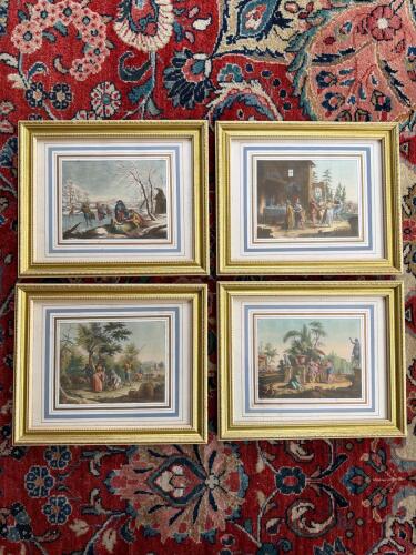 Four Italian Scenes Representing the Months of the Year