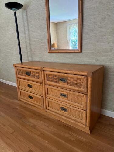 Dixie Wicker Weve Rattan Dresser