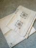 Embroidered Linen Tablecloths and Napkins