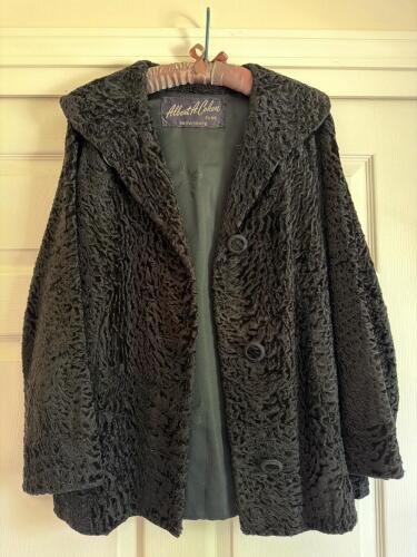 Albert A. Cohen Black Fur Jacket Providence
