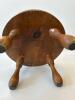 Wooden Footstool, Turned Legs - 2
