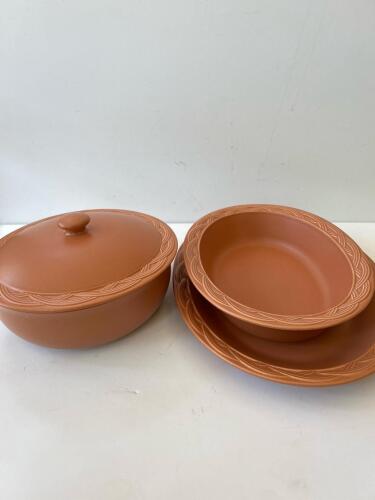 Pfaltzgraff Terracotta Casserole Dish and Pot Bundle