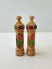 Pair Bulgarian Rose Essence Perfume Bottles