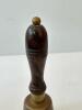 Brass Hand Bell with Wood Handle - 3