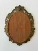 Pair Ornate Oval Floral Wall Plaques - 3