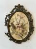 Pair Ornate Oval Floral Wall Plaques - 5