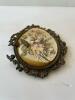 Pair Ornate Oval Floral Wall Plaques - 6