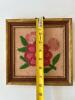 Framed Floral Needlepoint Art - 4