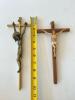 Three Crucifix Crosses with Jesus Figures - 6