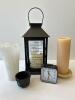 Miscellaneous Decor Lot: Lantern, Vase, Ashtray, Clock, Mini Kettle