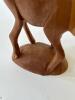 Hand Carved Wooden Antelope Figurine - 3