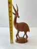 Hand Carved Wooden Antelope Figurine - 5