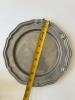 Pewter Plates, Mug, and Gravy Boat Assortment - 3