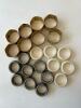 Mixed Metal and Wood Napkin Rings Lot