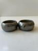 Mixed Metal and Wood Napkin Rings Lot - 4