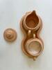 Peach Dinnerware and Goblet Lot, Savoir Vivre and Fiesta - 9
