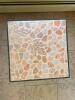 Mosaic Tile Top Metal Accent Table, Leaf and Stone - 2