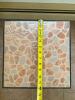 Mosaic Tile Top Metal Accent Table, Leaf and Stone - 5