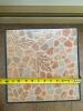 Mosaic Tile Top Metal Accent Table, Leaf and Stone - 6