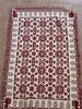Two Maroon and White Reversible Throw Blankets, Rhode Island and Lion - 2