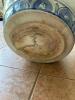 Large Blue and White Floral Ceramic Planter - 3