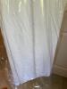 White Cotton Swiss Dot Tablecloth - 4