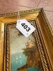 7" x 10.5" Pair of Italian Framed Landscape Paintings, Signed - 11
