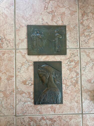 Pair of Italian Renaissance Style Relief Wall Plaques