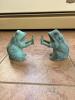 Pair of Cast Metal Frog Bookends