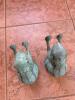 Pair of Cast Metal Frog Bookends - 4